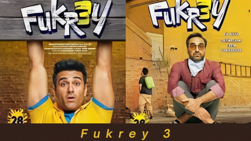 Fukrey 3 to be announced recently with all of its Comedy.